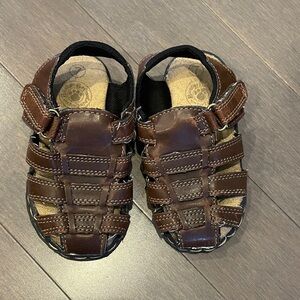 Brown Kids Sandals